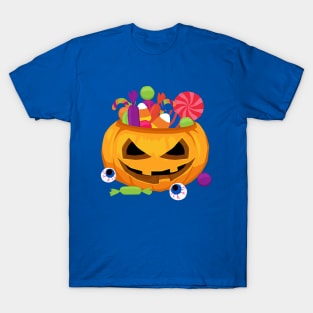 halloween candy jack o lantern pumpkin T-Shirt